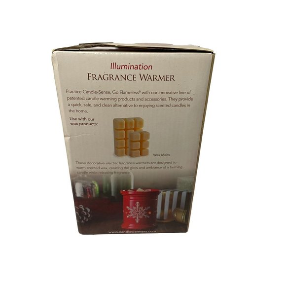 Illumination Fragrance Warmer Diffuser Candle Warmers Red 10" x 9" x 9" - Picture 7 of 12